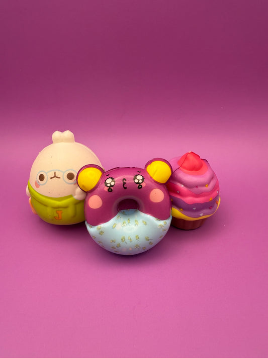 Squishy CUTIES (lot de 3 aléatoire)